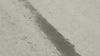 Очень старый дед снял себе дорожную шлюху