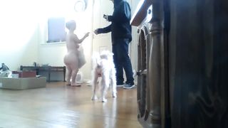 Голая женщина карлик и доставщик пиццы скрытая камера видео