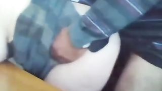 Кончил в небритую киску своей любовнице